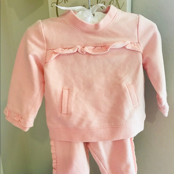 Janie and Jack girls jogger set - Picture 2 of 8